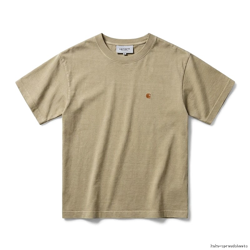Carhartt Basic Simple Style Khaki T-shirt