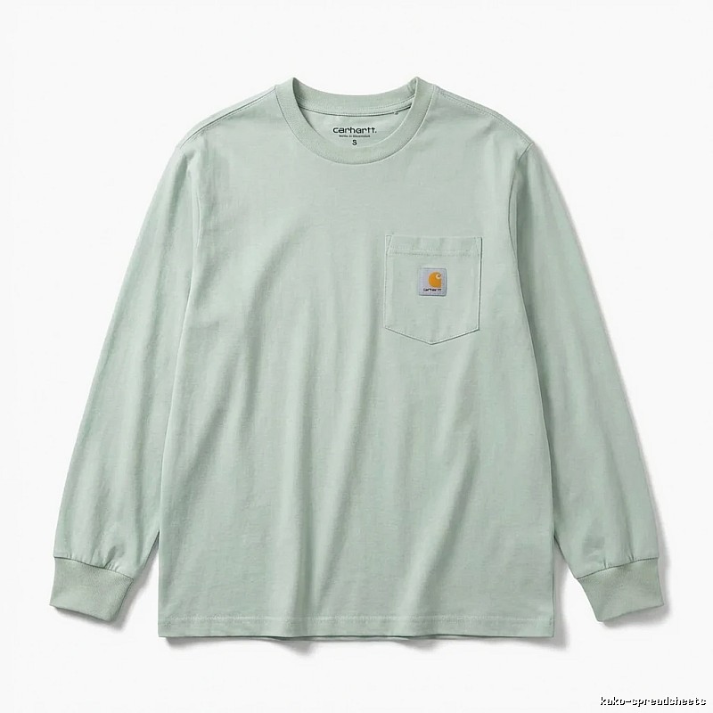 Carhartt basic simple style light green sweatshirt