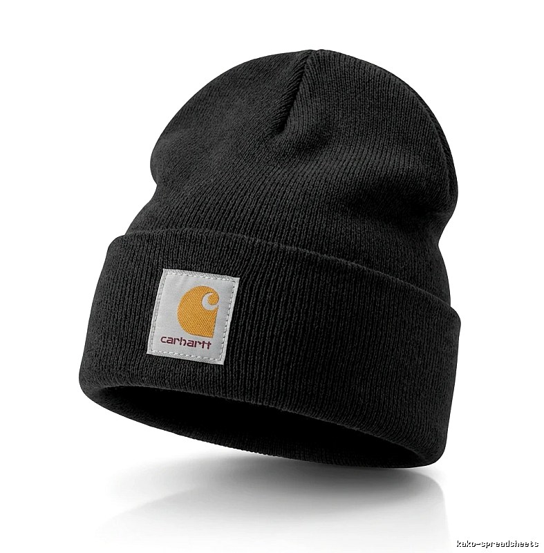Carhartt classic black beanie
