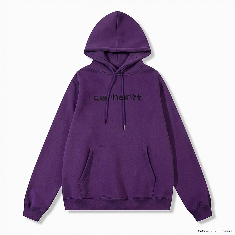 Carhartt simple-style purple sweatshirt