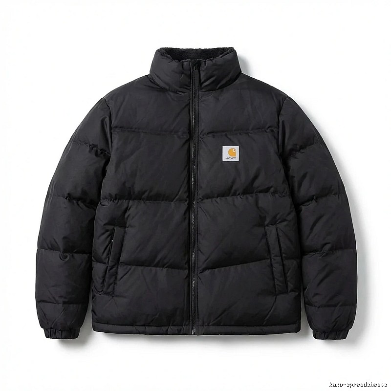Carhartt warm black down jacket