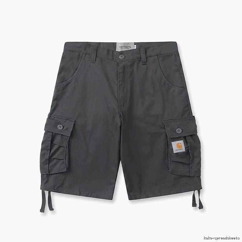 Carhartt workwear style dark grey shorts