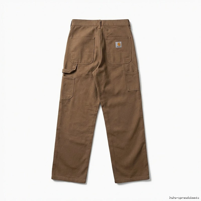 Carhartt workwear style khaki long pants