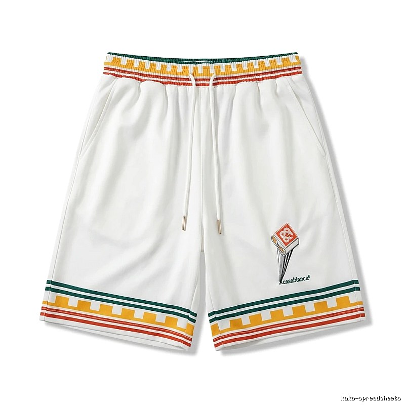 Casablanca retro style white shorts