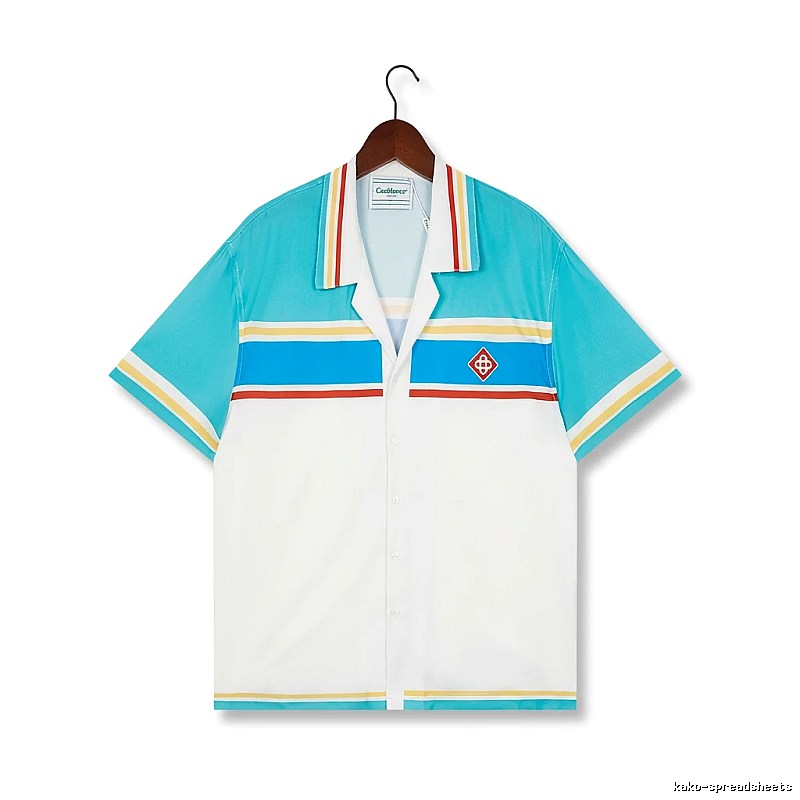 Casablanca striped retro-style shirt