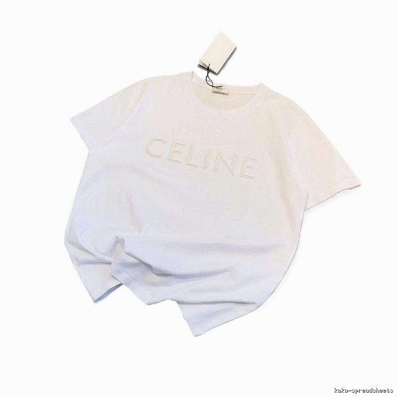 CELINE minimalist style white T-shirt