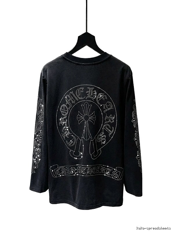 Chrome Hearts Cross Dark Style Black T-shirt
