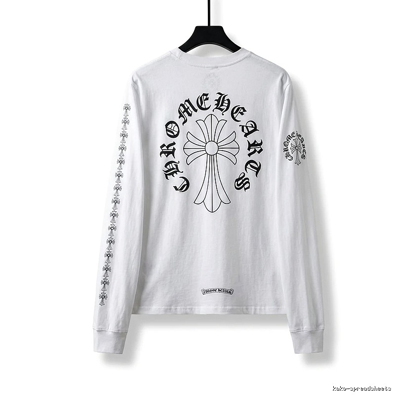 Chrome Hearts Cross Dark Style White T-shirt