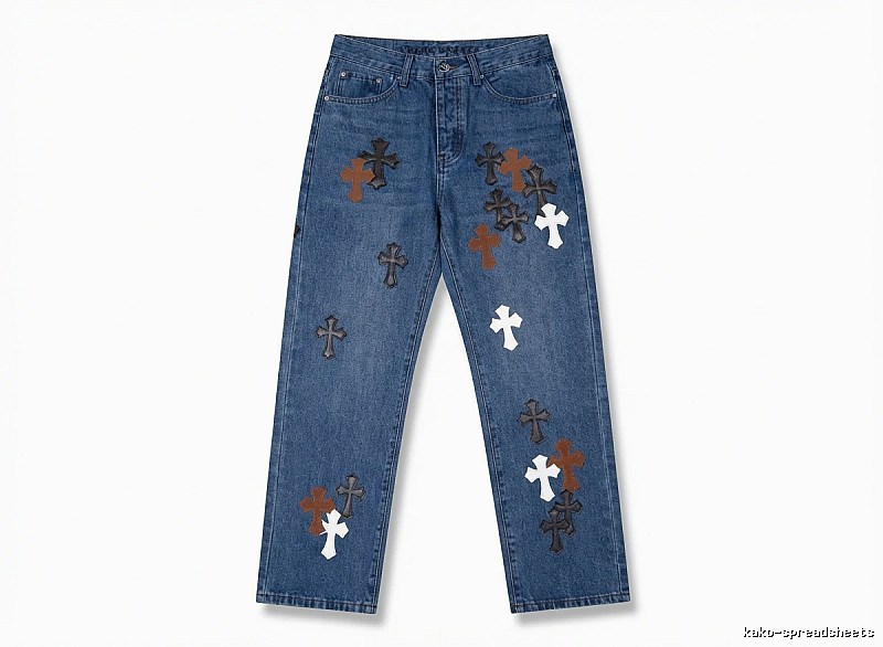 Chrome Hearts Cross Denim Pants
