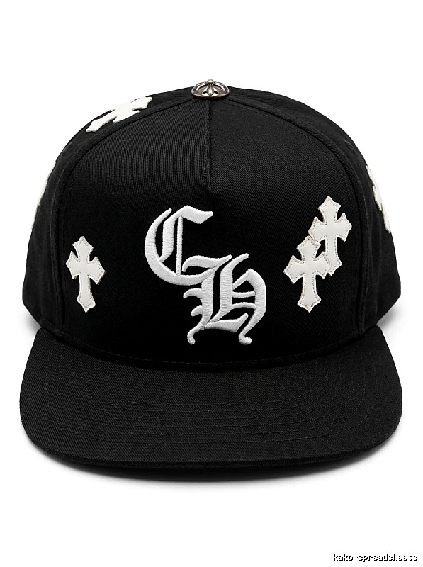 Chrome Hearts Cross Streetwear Black Hat