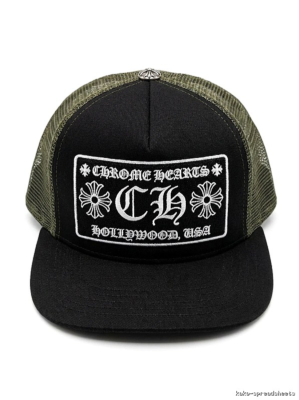 Chrome Hearts Retro Style Black Hat