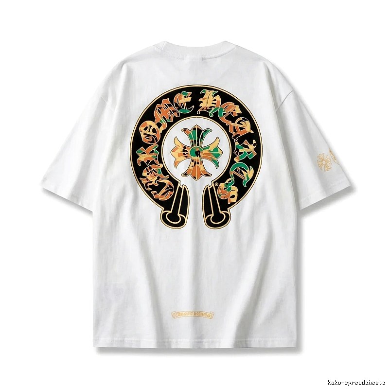 Chrome Hearts Retro Style White T-shirt