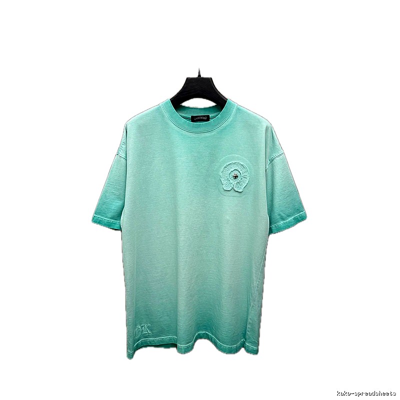 Chrome Hearts Vintage Style Mint Green T-shirt