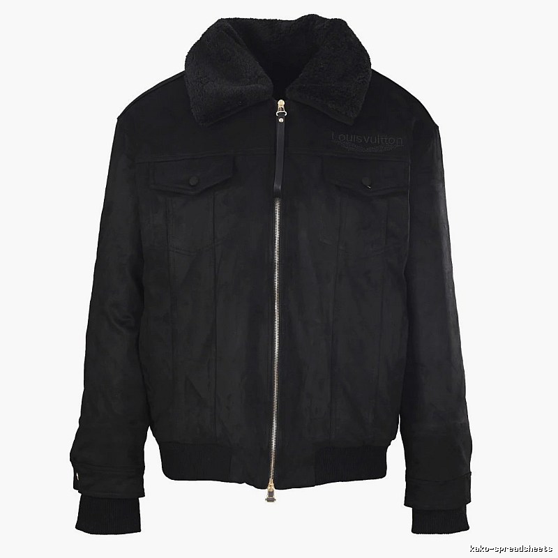 Collared Bomber Jacket Style Edit in Black