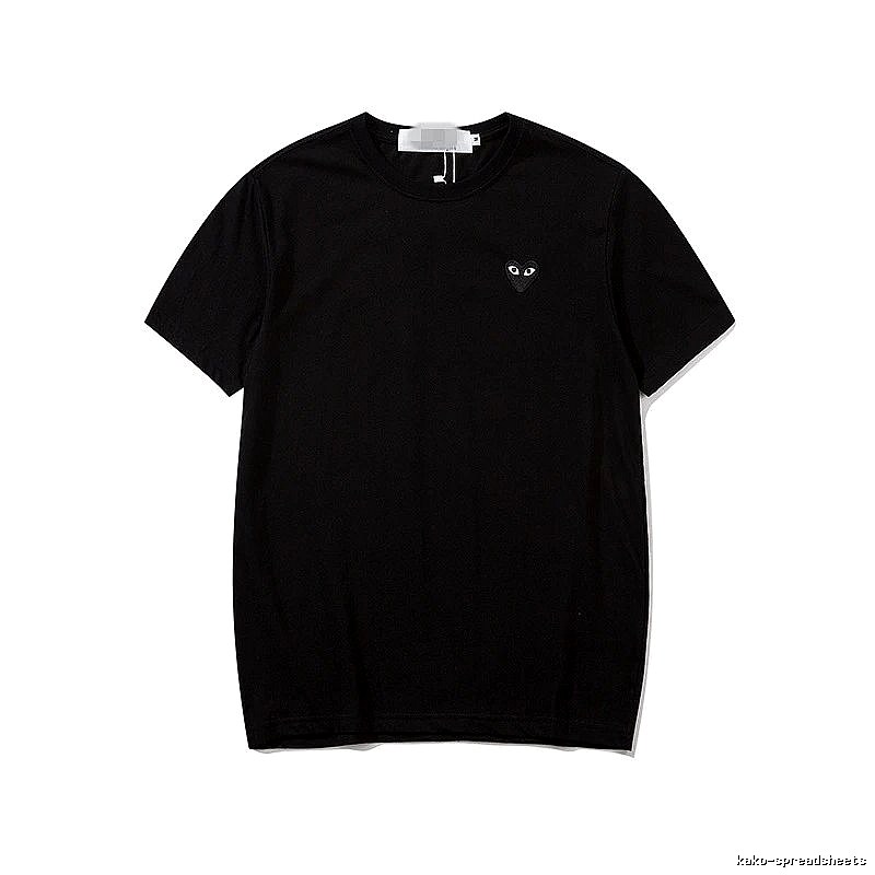 Comme des Garcons PLAY 2021-95 Black Style 2195 Heart Logo T-Shirt Everyday Rotation