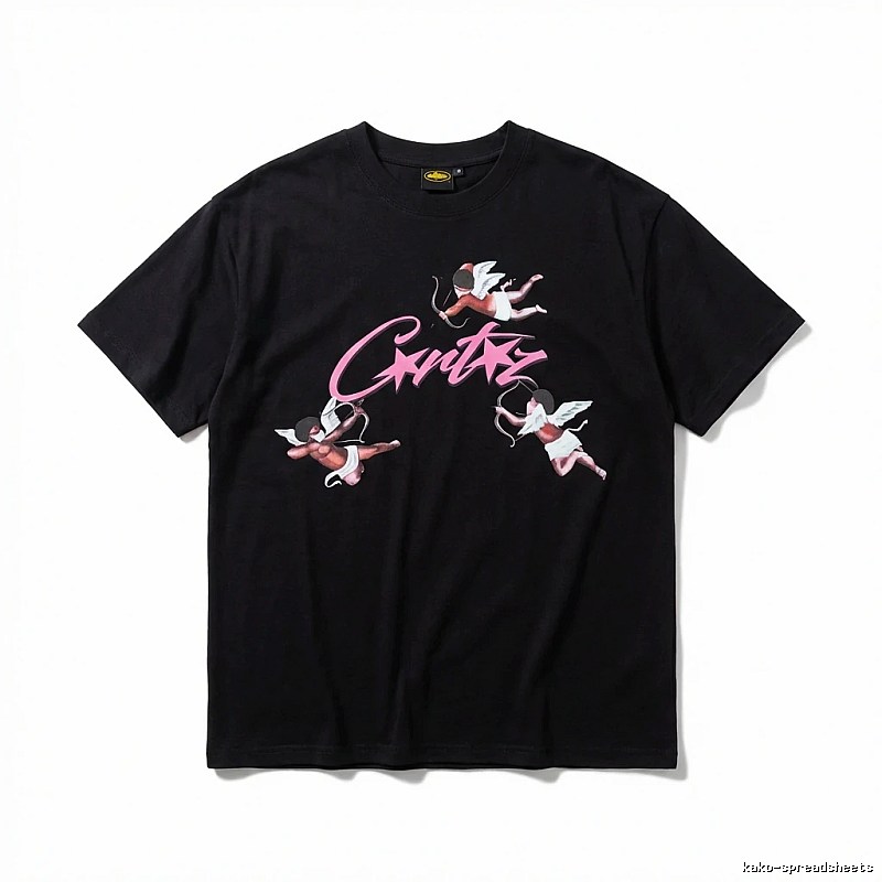 Corteiz Cupid Trendy Cool Black T-shirt
