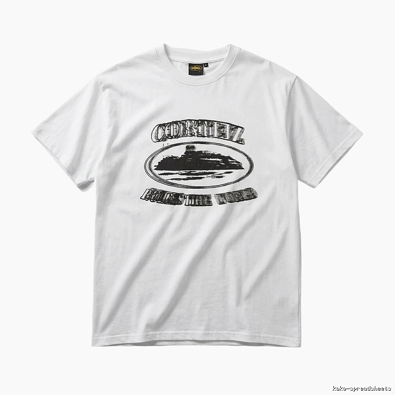 Corteiz retro-style white T-shirt
