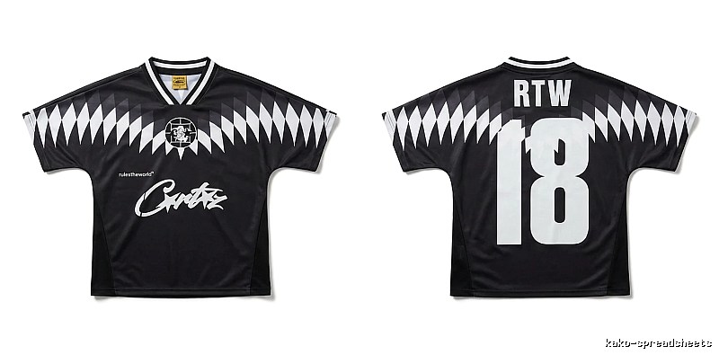 Corteiz RTW Series Black and White Wind Top