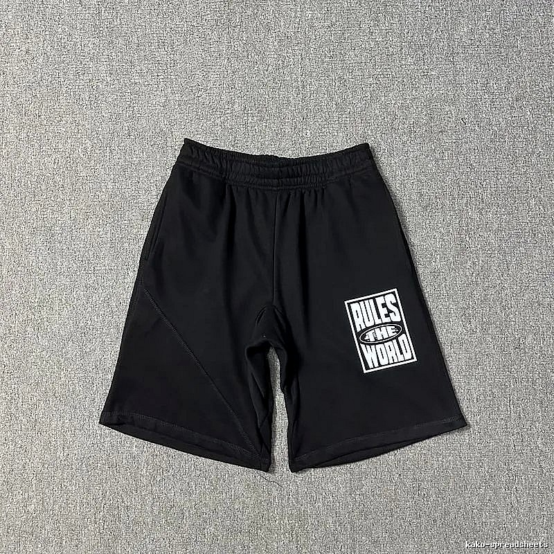 Corteiz Rule World Style Black Shorts
