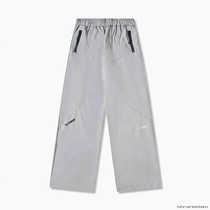 Corteiz Workwear Style Light Grey Trousers