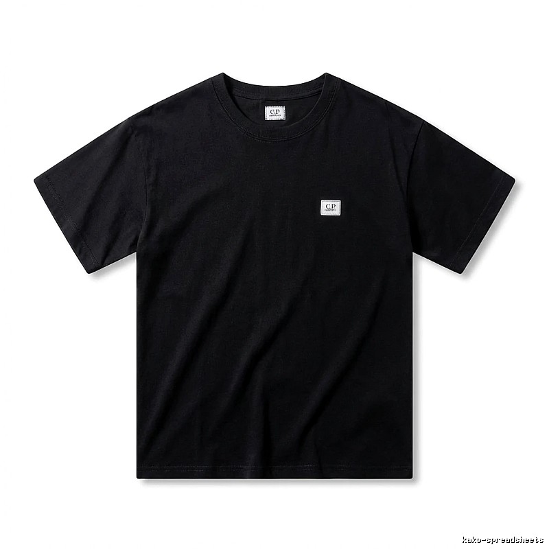 C.P. Basic Style Simple Black T-shirt