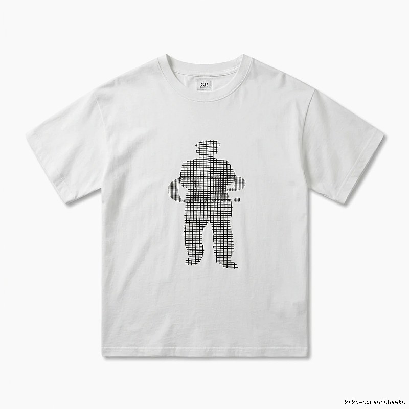 C.P. Grid Wind White T-shirt