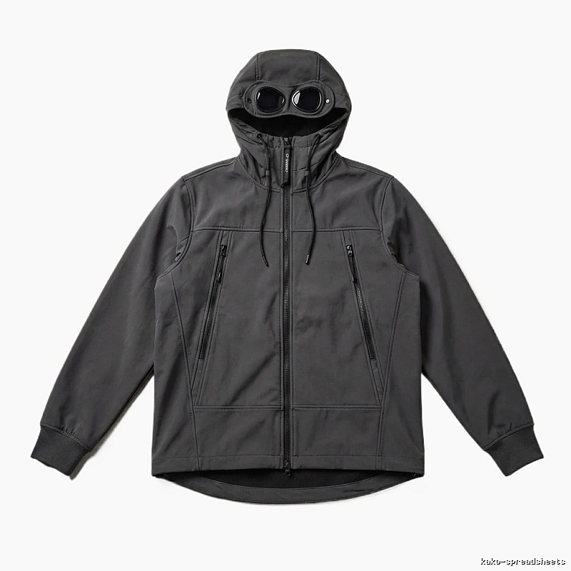 C.P. Hooded Functional Style Grey Coat