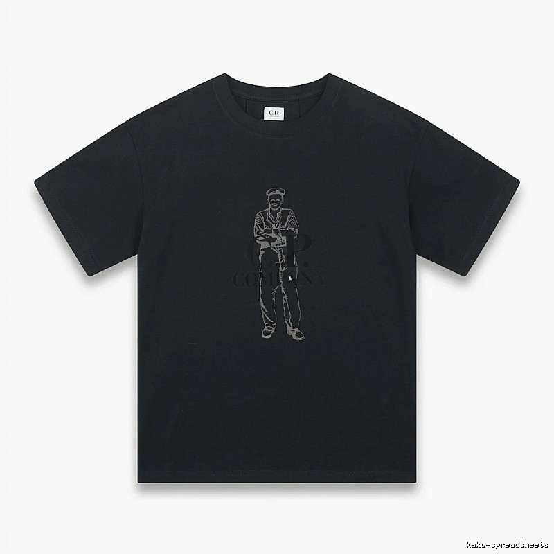 C.P. retro style black T-shirt