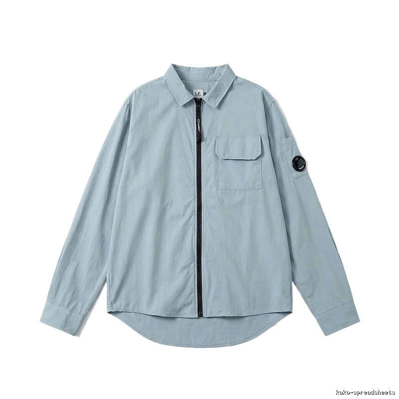 C.P. Series Simple Style Light Blue Shirt