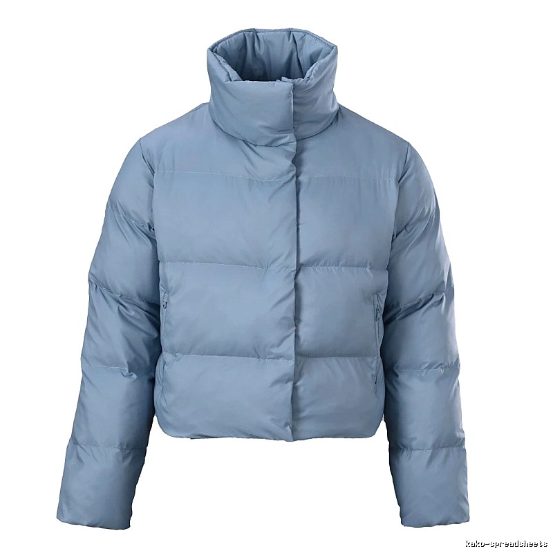 Cropped Puffer Jacket with high collar and boxy insulated silhouette - Independent Style Weekend Edit