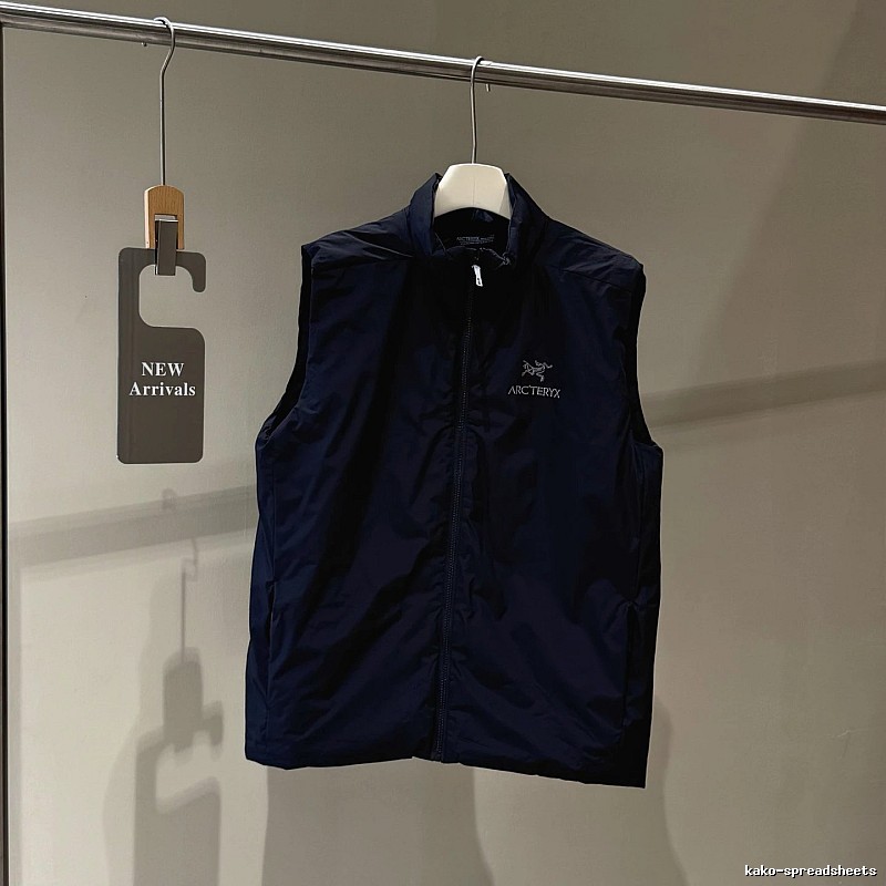 Deep Navy Arc'teryx Technical Shell Vest for weekend