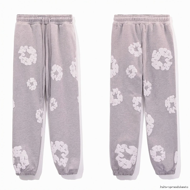 DENIM TEARS Printed Casual Grey Pants