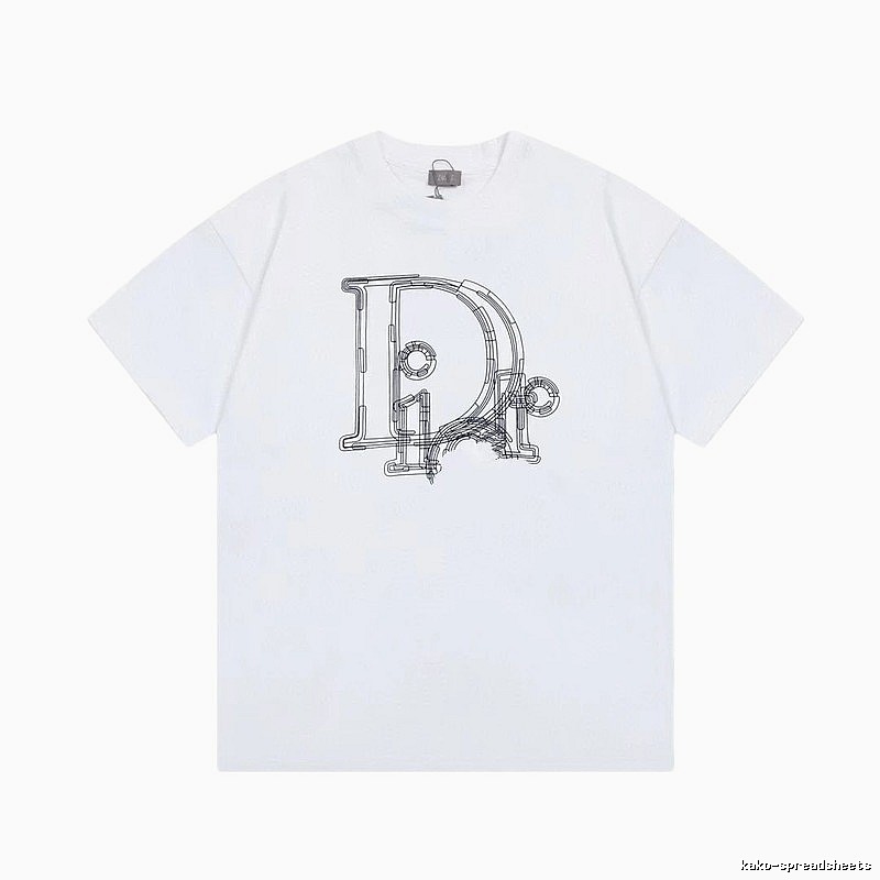 Dior Minimalist Line Logo White T-Shirt