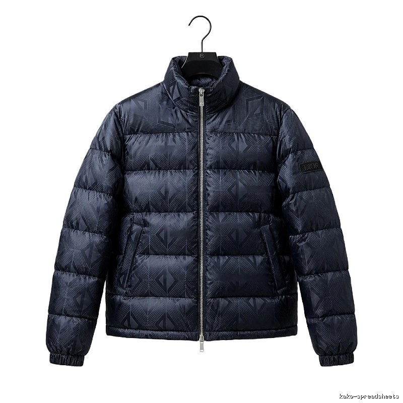 Dior quilted black down jacket