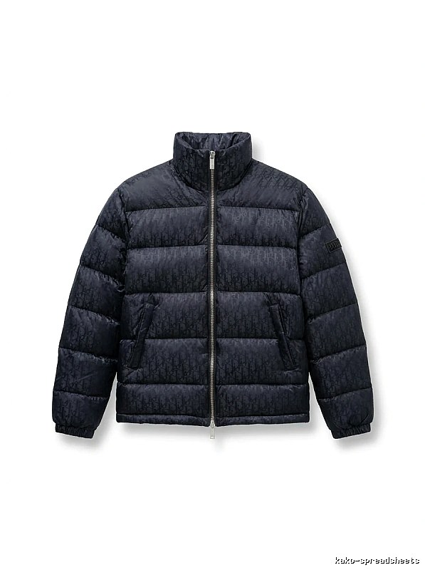 Dior's classic fashionable black down jacket