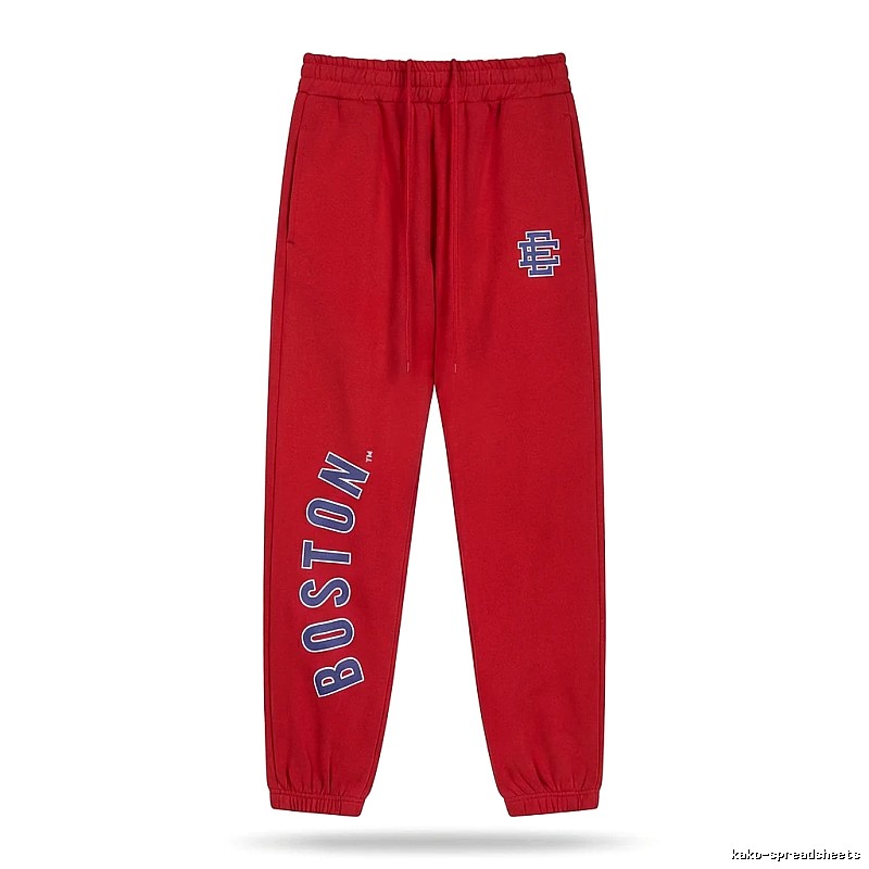 Eric Emanuel American Retro Red Sweatpants