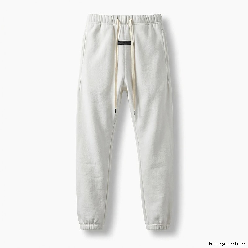 ESSENTIALS Basic Casual White Sweatpants