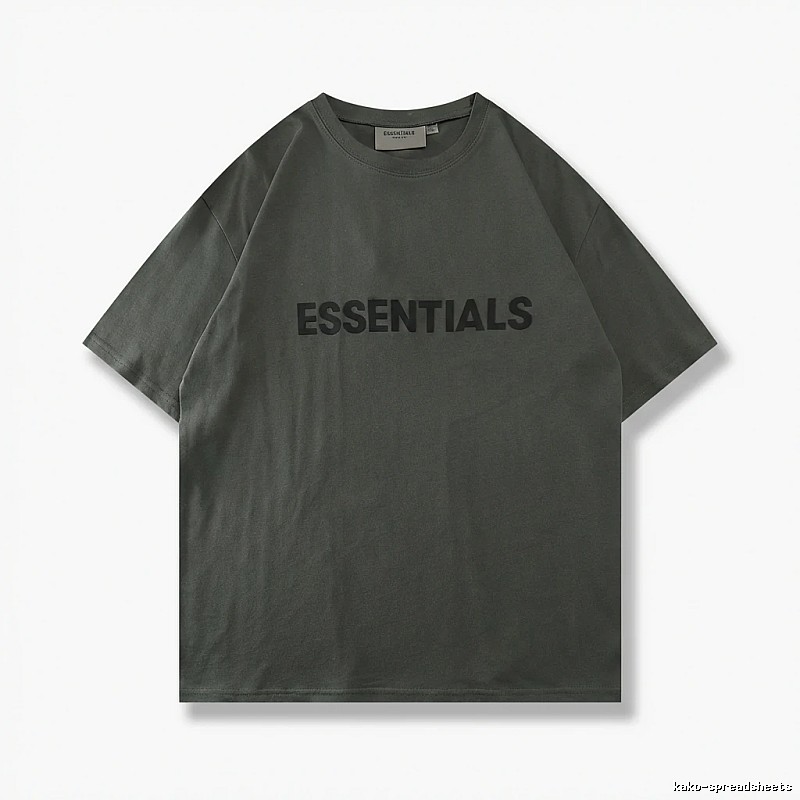 ESSENTIALS Basic Dark Grey T-shirt