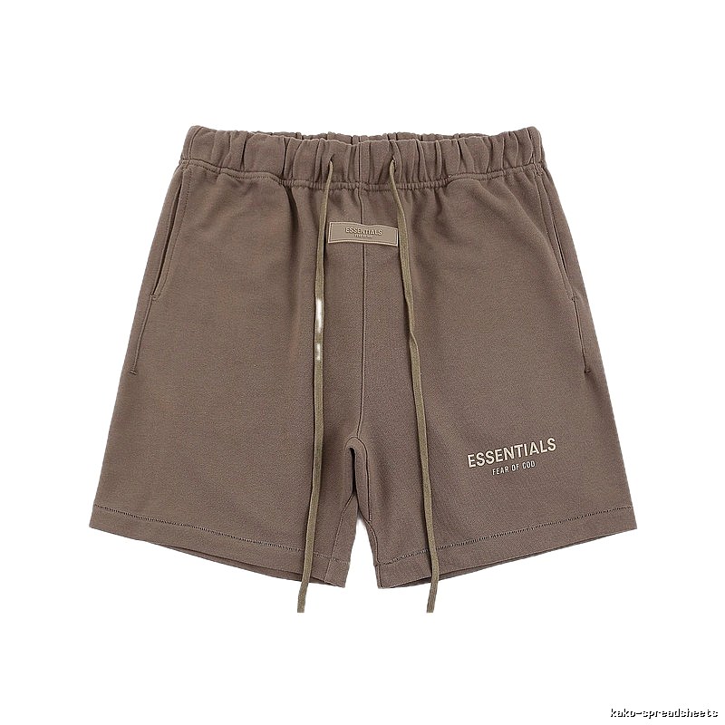 ESSENTIALS Basic Khaki Shorts