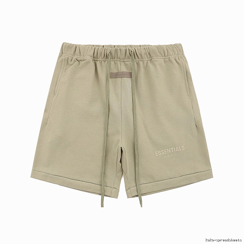 ESSENTIALS Basic Khaki Shorts