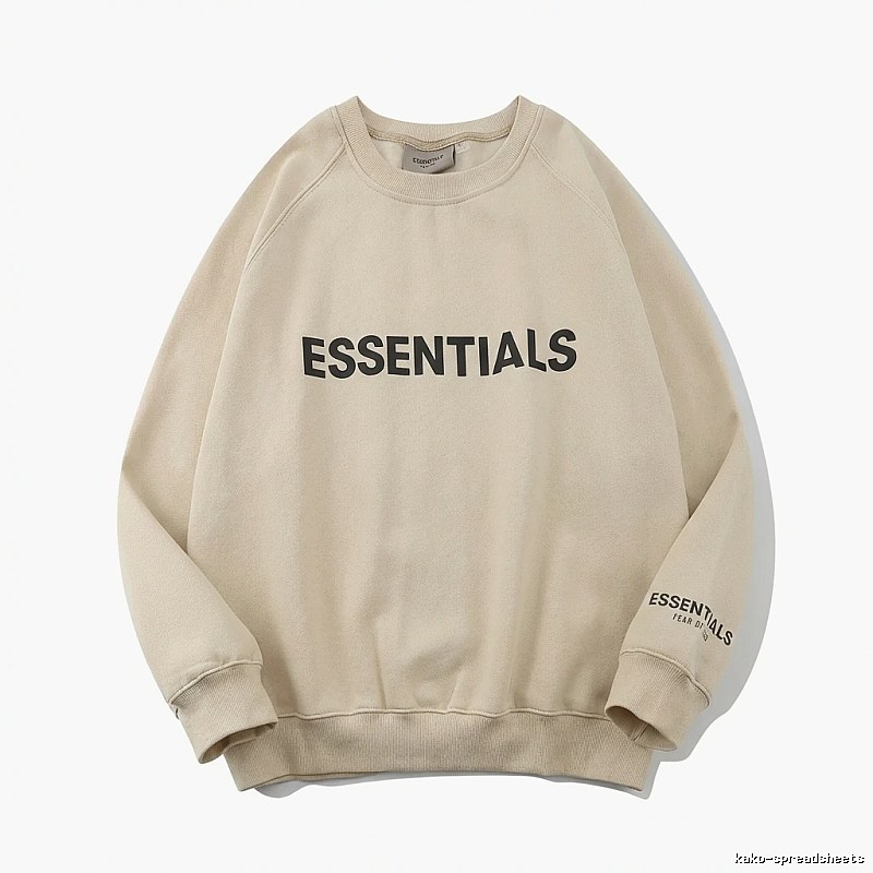 ESSENTIALS Basic Off-white Sweatshirt
