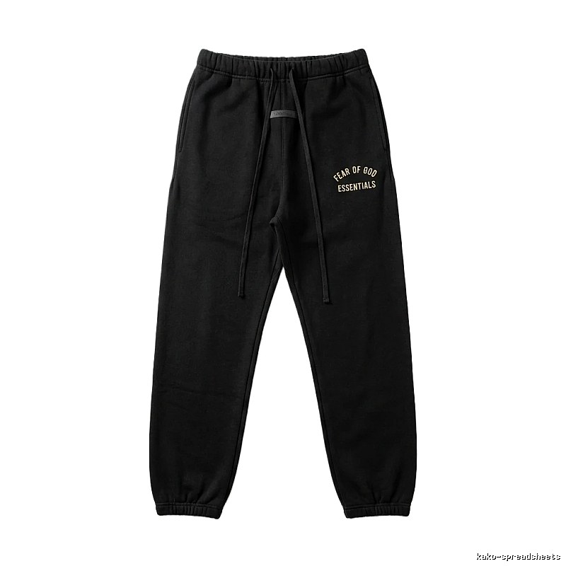 ESSENTIALS Black Casual Sweatpants