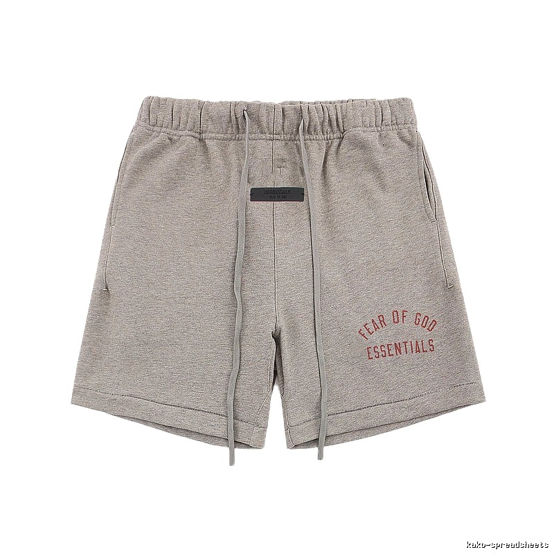 ESSENTIALS casual style grey shorts