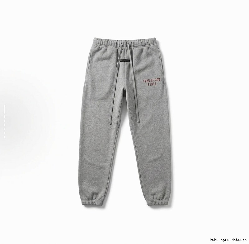 ESSENTIALS casual style grey sweatpants