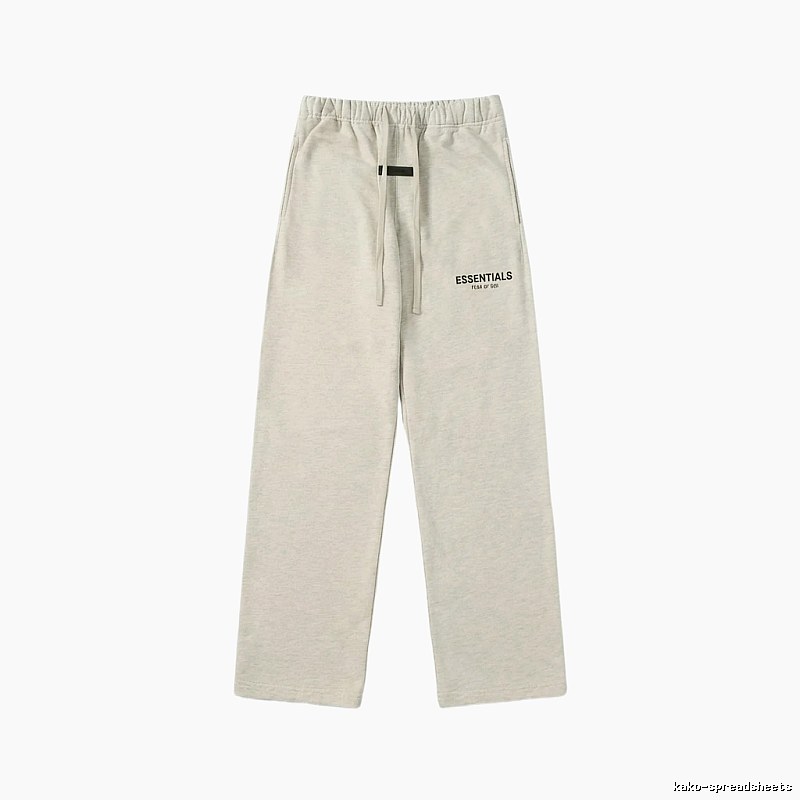 ESSENTIALS minimalist light gray sweatpants
