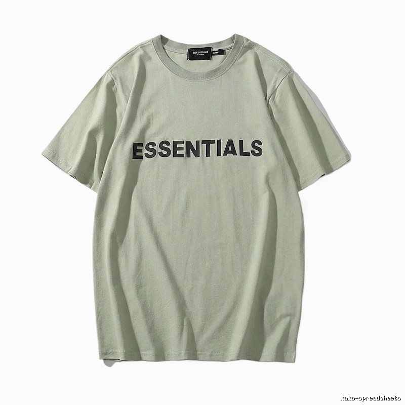 ESSENTIALS minimalist style light green T-shirt
