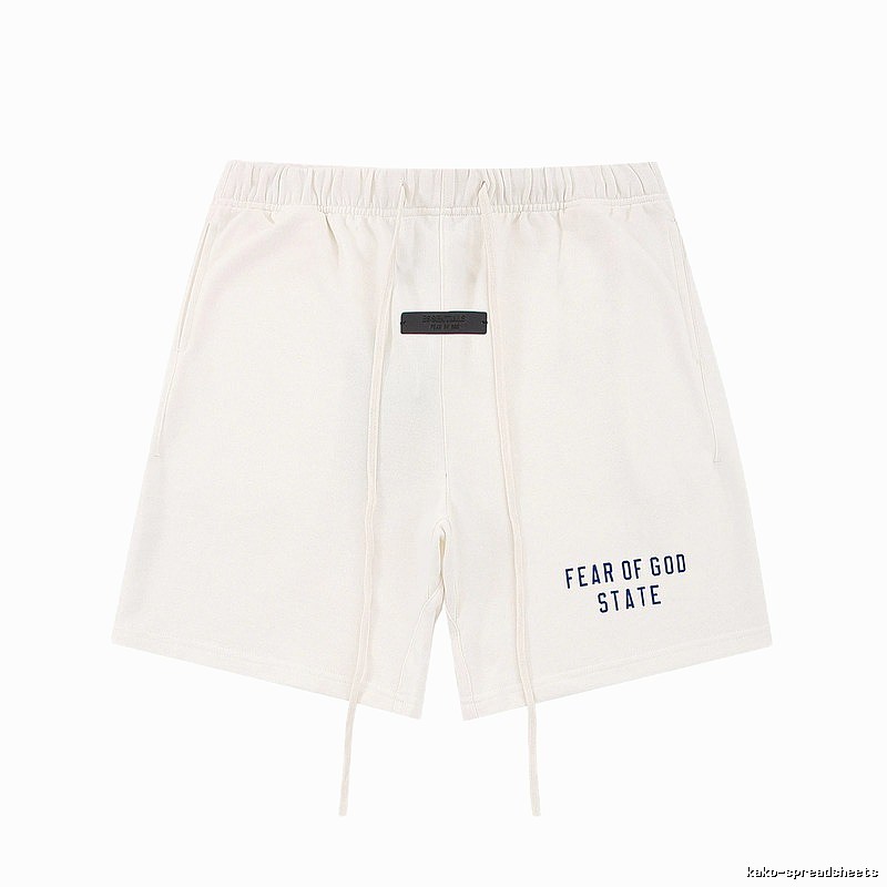 ESSENTIALS minimalist style white shorts