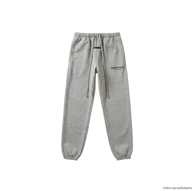 ESSENTIALS Simple Gray Sweatpants
