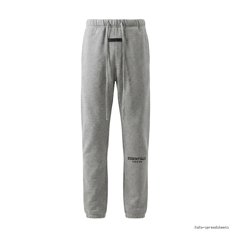 ESSENTIALS Simple Grey Sweatpants