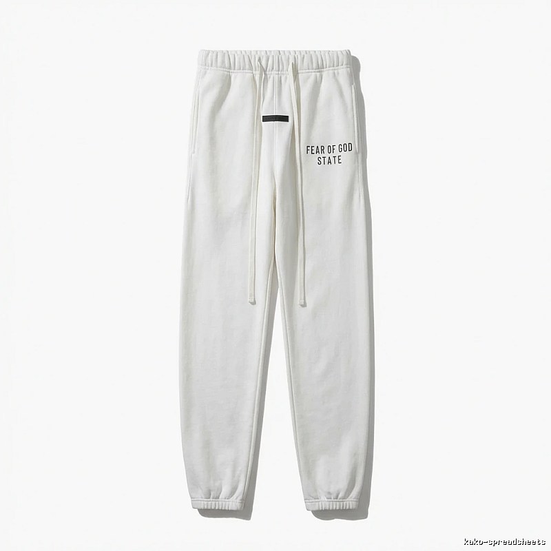 ESSENTIALS Simple Style White Sweatpants